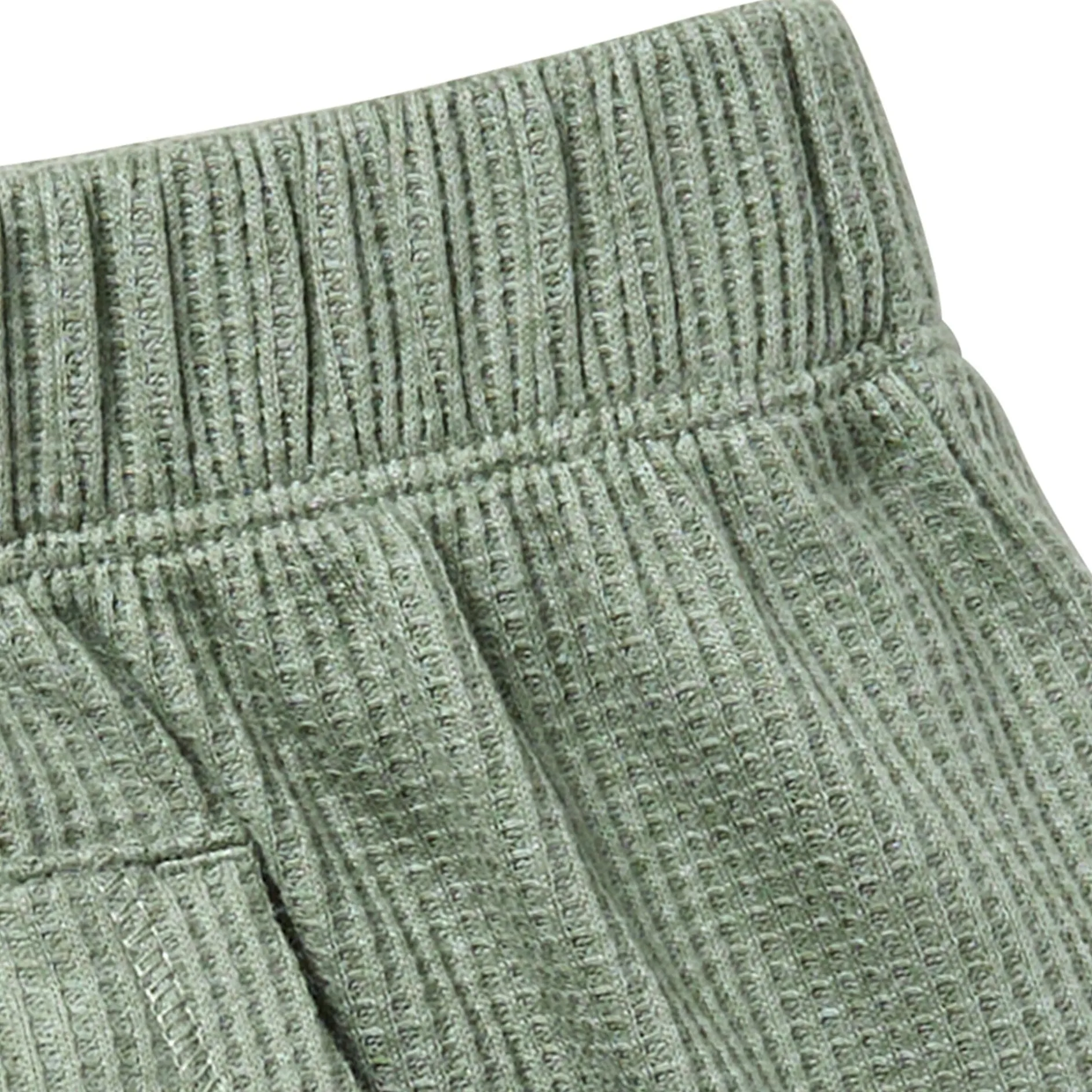 Infant & Toddler Boys Green Harem Kangaroo Pocket Shorts