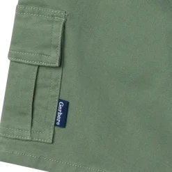 Infant & Toddler Boys Green Twill Cargo Shorts
