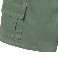 Infant & Toddler Boys Green Twill Cargo Shorts