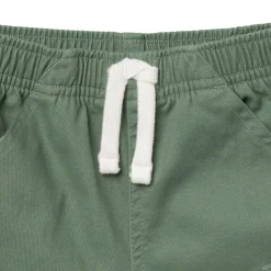 Infant & Toddler Boys Green Twill Cargo Shorts