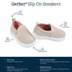 Infant & Toddler Boys Khaki Slip-On Sneaker