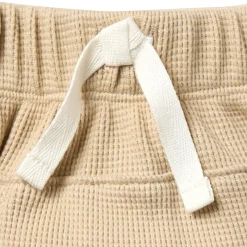 Infant & Toddler Boys Light Brown Harem Kangaroo Pocket Shorts