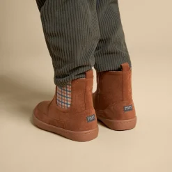 Infant & Toddler Boys Light Medium Brown Chelsea Boot