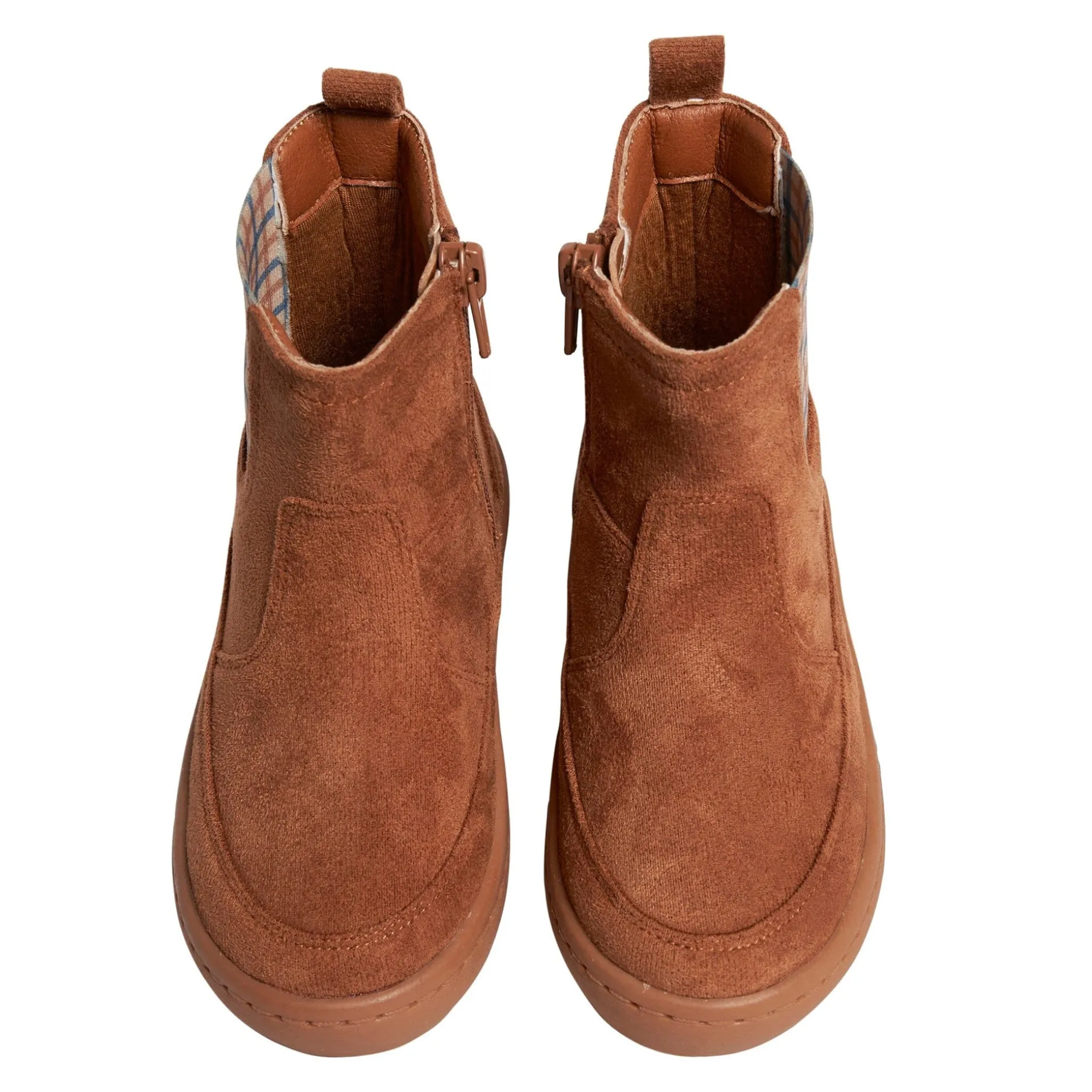 Infant & Toddler Boys Light Medium Brown Chelsea Boot