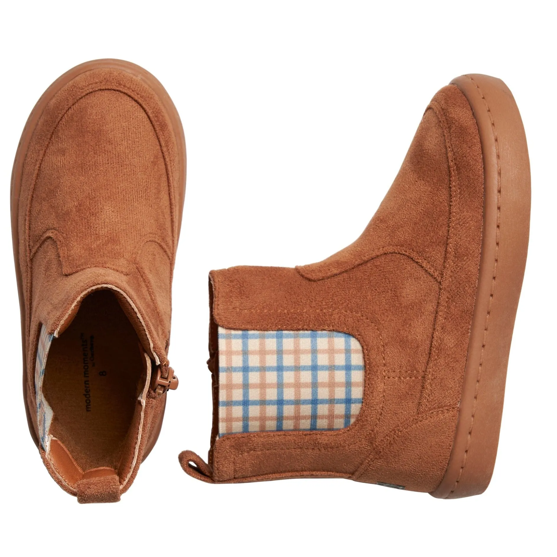 Infant & Toddler Boys Light Medium Brown Chelsea Boot