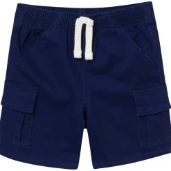 Infant & Toddler Boys Navy Twill Cargo Shorts