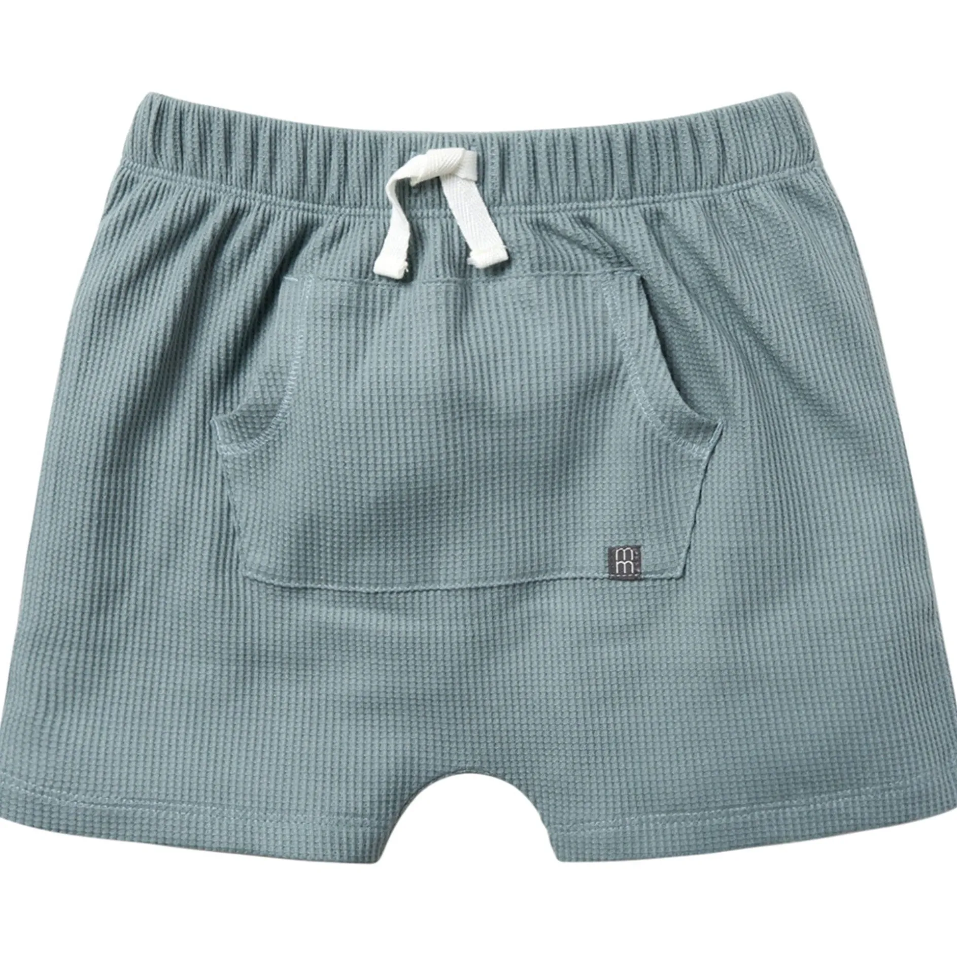 Infant & Toddler Boys Teal Harem Kangaroo Pocket Shorts