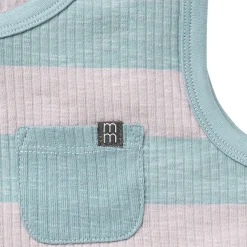 Infant & Toddler Boys Teal Stripe Tank Top
