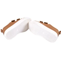 Infant & Toddler Boys Washed Rust Twill Strap Sneaker