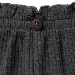 Infant & Toddler Girls Dark Grey Wide Leg Shorts