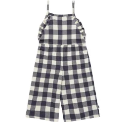 Infant & Toddler Girls Gingham Ruffle Wide Leg Romper