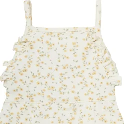 Infant & Toddler Girls Ivory Vines Ruffle Romper