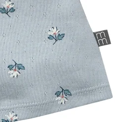 Infant & Toddler Girls Light Blue Daisy Ruffle Sleeve Top