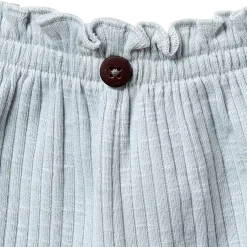 Infant & Toddler Girls Light Blue Wide Leg Shorts