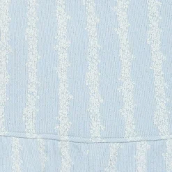Infant & Toddler Girls Light Blue Mini Flower Stripe Ruffle Romper