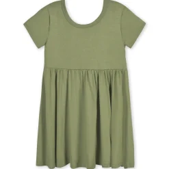Infant & Toddler Girls Moss Buttery Soft Viscose Made from Eucalyptus Twirl Dress