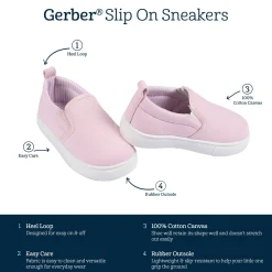 Infant & Toddler Girls Pink Slip-On Sneaker