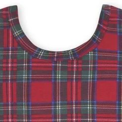 Infant & Toddler Girls Plaid About You Buttery Soft Viscose Made from Eucalyptus Holiday Twirl Dress