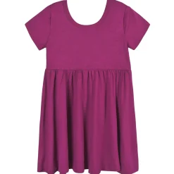 Infant & Toddler Girls Raspberry Buttery Soft Viscose Made from Eucalyptus Twirl Dress