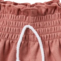 Infant & Toddler Girls Rose Smocked Wide Leg Shorts