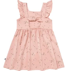 Infant & Toddler Girls Rose Tulips Bow Back Dress