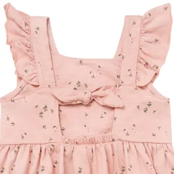 Infant & Toddler Girls Rose Tulips Bow Back Dress