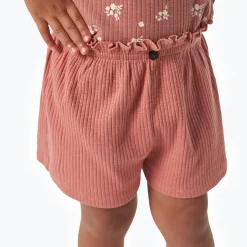 Infant & Toddler Girls Rose Wide Leg Shorts