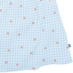 Infant & Toddler Girls Strawberry Gingham Puff Sleeve Dress