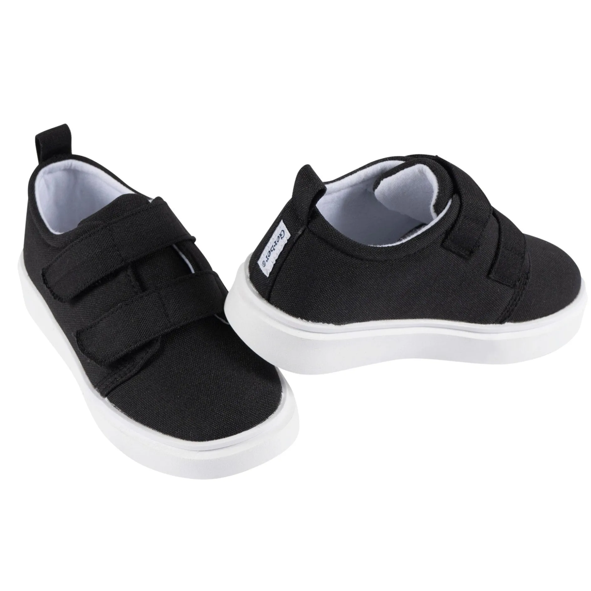 Infant & Toddler Neutral Black Strap Sneaker