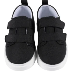 Infant & Toddler Neutral Black Strap Sneaker