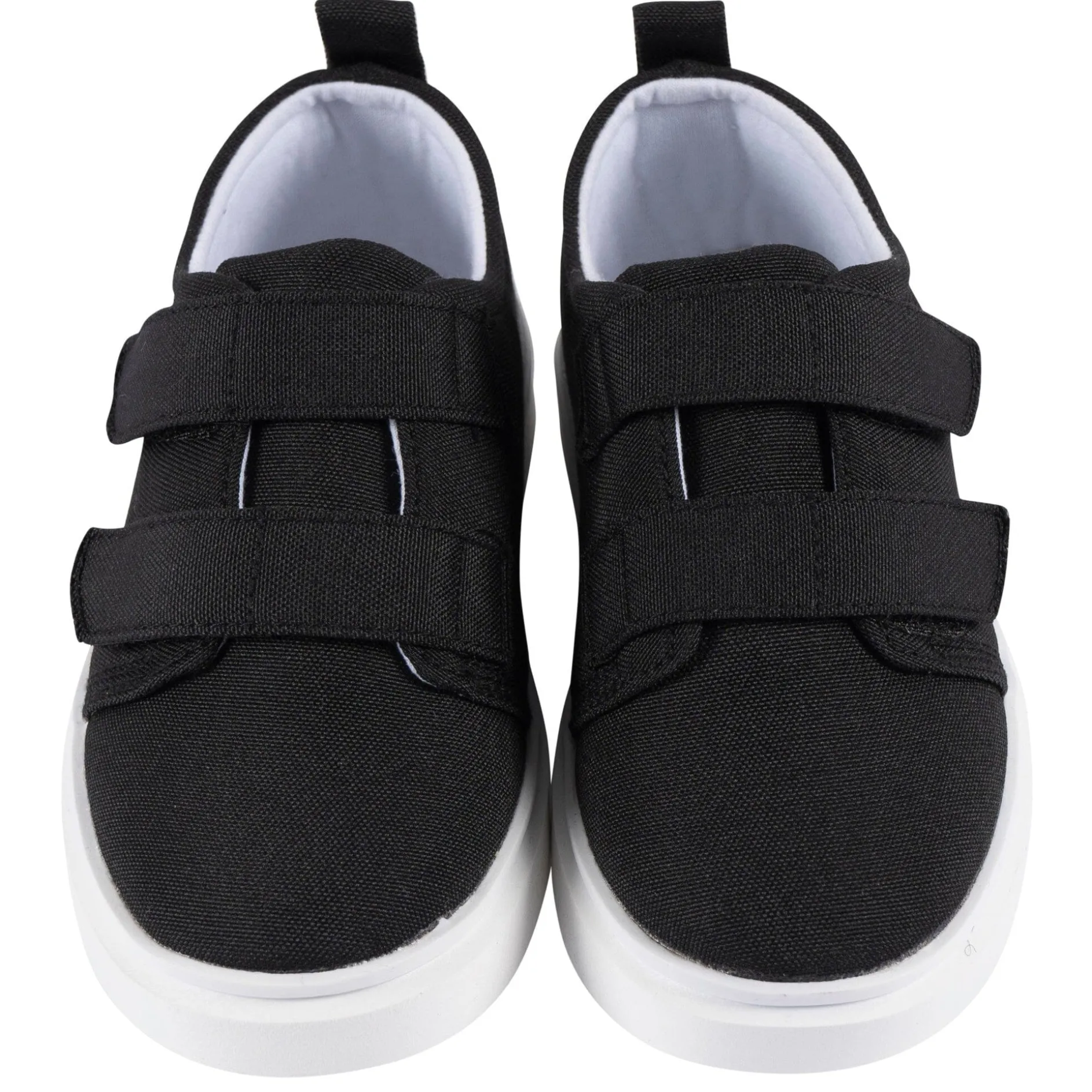 Infant & Toddler Neutral Black Strap Sneaker