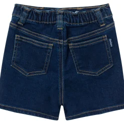 Infant & Toddler Neutral Dark Wash Denim Shorts