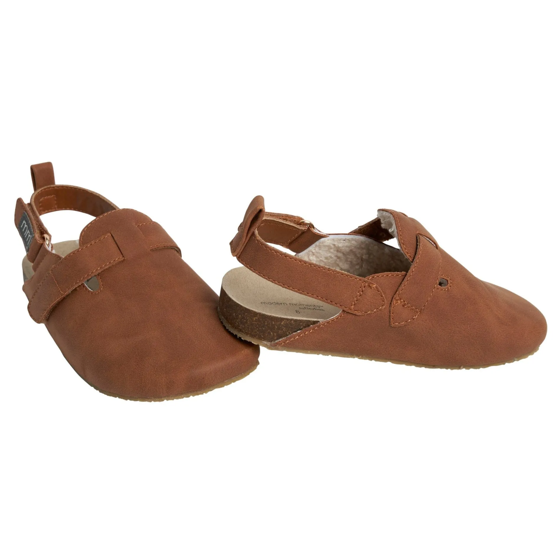 Infant & Toddler Neutral Medium Brown Clog With Strap