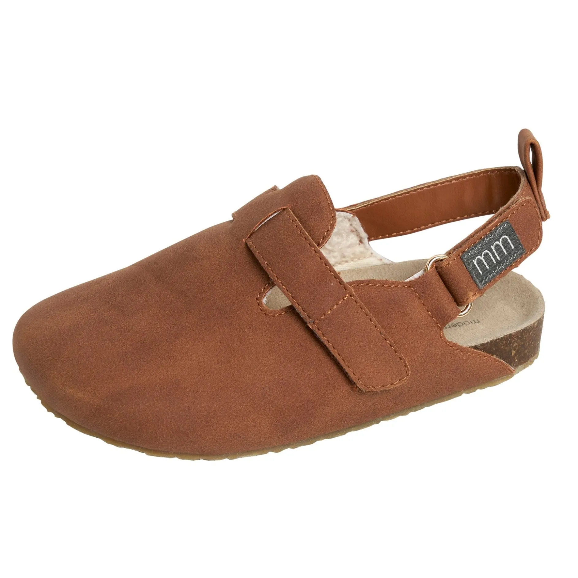 Infant & Toddler Neutral Medium Brown Clog With Strap