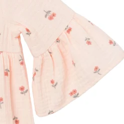 Mommy & Me Light Pink Daisies Gauze Dresses Bundle