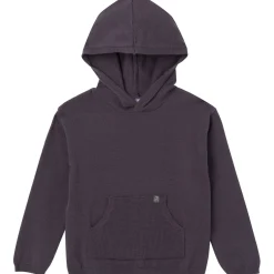 Mommy & Me 2-Piece Dark Grey Hooded Waffle Viscose Top & Legging Bundle