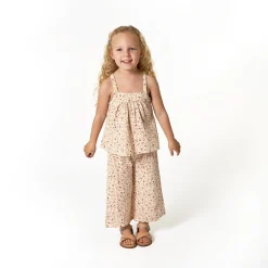 Mommy & Me Vine Floral Top & Cropped Pant Bundle