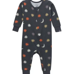 Neutral Stars & Moon Viscose Snug Fit Footless Pajamas
