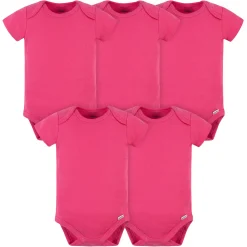 Onesies® Baby Girl 5-Pack Hot Pink Bodysuits
