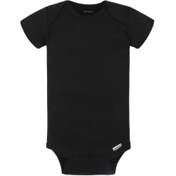 Onesies® Baby 5-Pack Black Ribbed Bodysuits