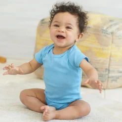 Onesies® Baby 5-Pack Solid Light Blue Bodysuits