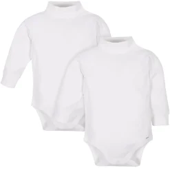 Onesies® Baby & Toddler 2-Pack Long Sleeve White Turtleneck Bodysuits