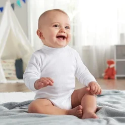 Onesies® Baby & Toddler 2-Pack Long Sleeve White Turtleneck Bodysuits