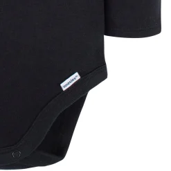 5-Pack Baby Black Premium Long Sleeve Onesies® Bodysuits