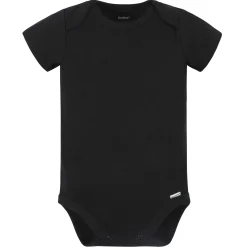 5-Pack Baby Black Premium Short Sleeve Onesies® Bodysuits