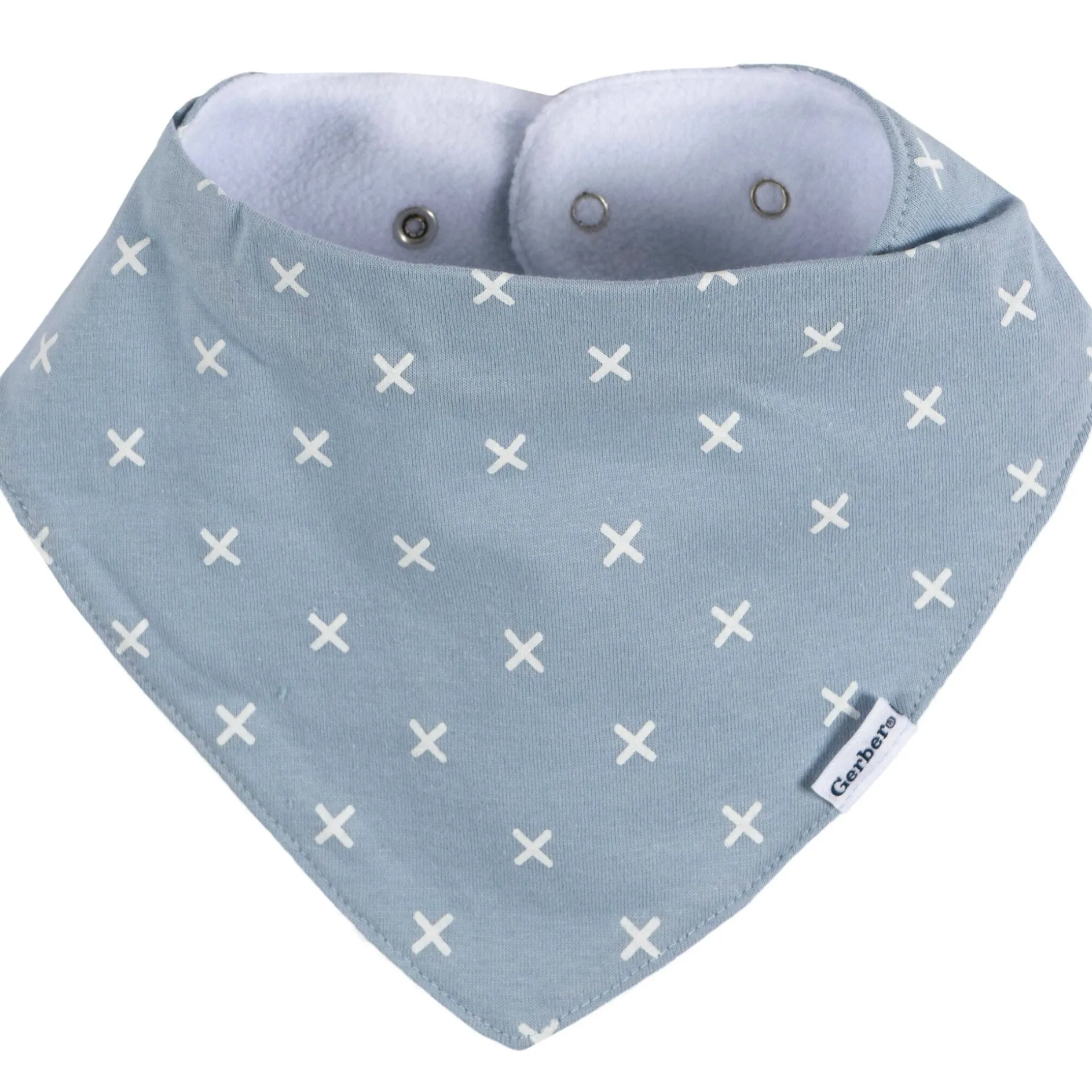 10-Pack Baby Boy Blue Arrows Jersey Bandana Bibs