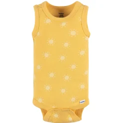 4-Pack Baby Boys Backyard BBQ Sleeveless Onesies® Bodysuits