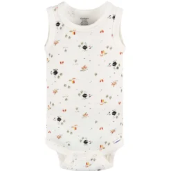 4-Pack Baby Boys Backyard BBQ Sleeveless Onesies® Bodysuits