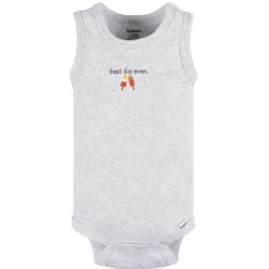 4-Pack Baby Boys Backyard BBQ Sleeveless Onesies® Bodysuits