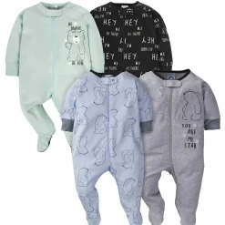 4-Pack Baby Boys Bear Sleep 'N Plays